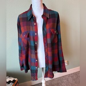 Vintage High Sierra by Mervyn's lined Flannel Button Up Shirt Size XL
